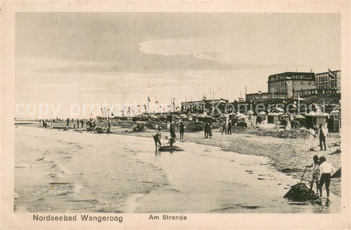 Wangerooge Nordseebad Am Strande