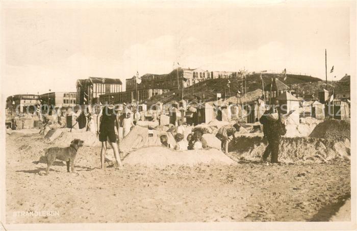 Wangerooge Nordseebad Strandpartie