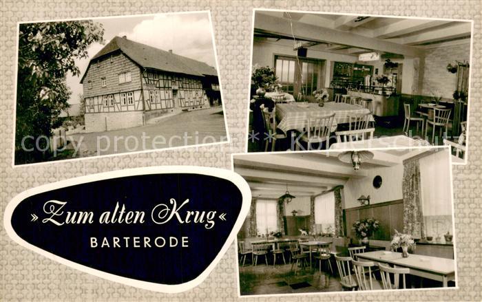 Barterode Gasthaus Zum alten Krug Gastraeume