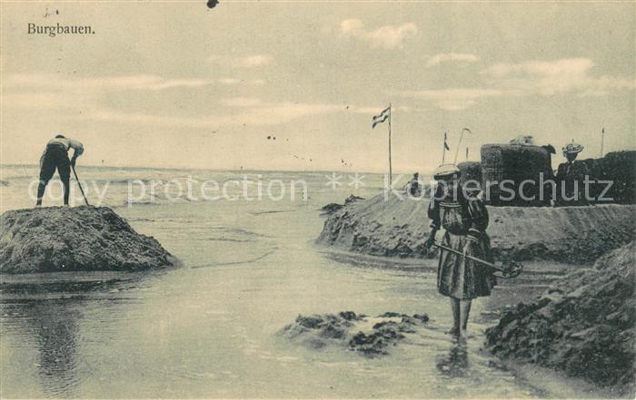 Heringsdorf Ostseebad Usedom Burgbauen