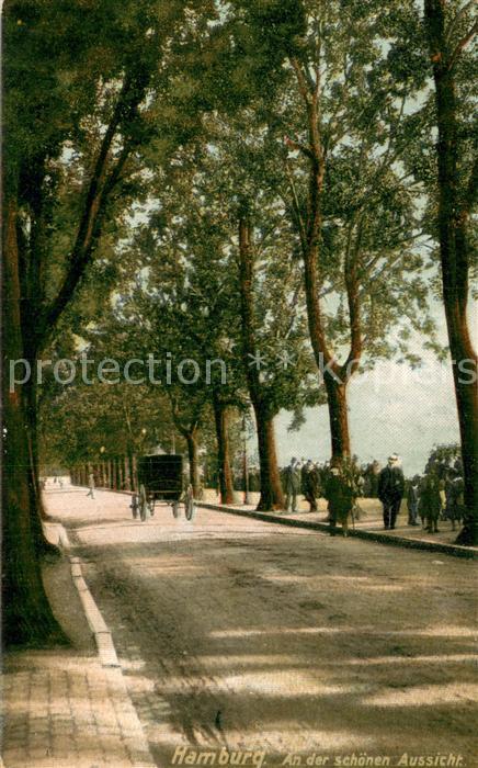 HAMBURG  CITY An der schoenen Aussicht
