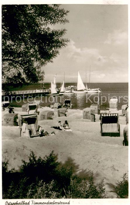 Timmendorfer Strand Seebruecke Strandpartie