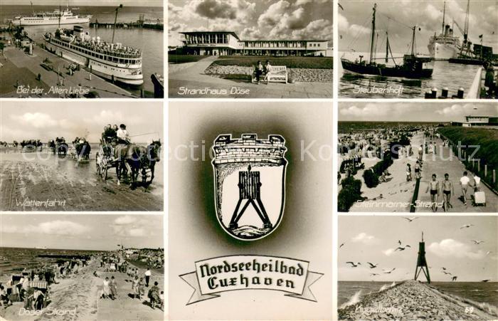Cuxhaven Nordseebad An der Alten Liebe Strandhaus Doese Steubenhoeft Wattenfahrt