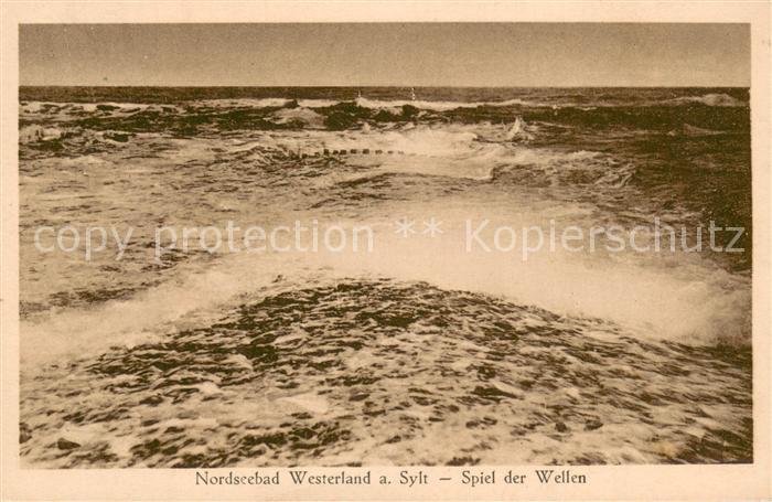 Westerland Sylt Wellenspiel