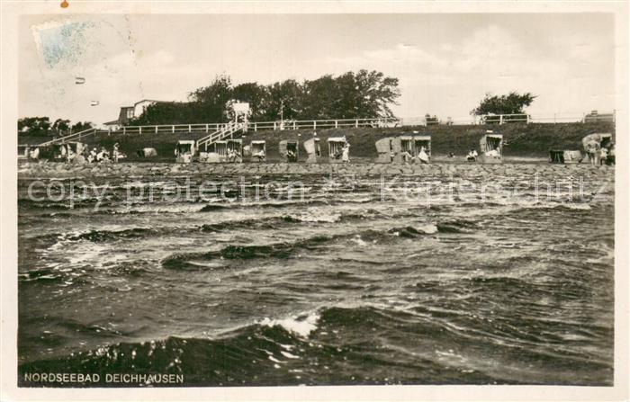Deichhausen Buesum Nordseebad Panorama