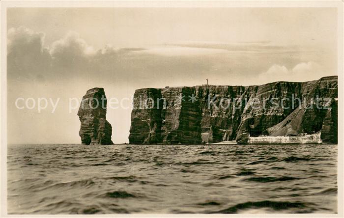 HELGOLAND Insel Schleswig-Holstein Nordspitze und Lange Anna