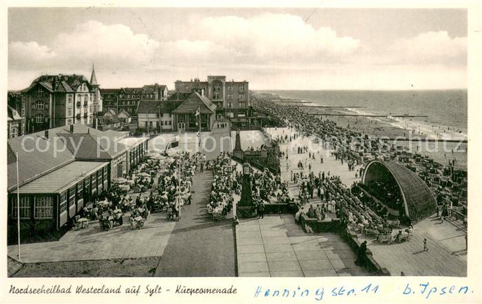 Westerland Sylt Kurpromenade