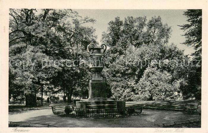 BREMEN  CITY Vase am Wall