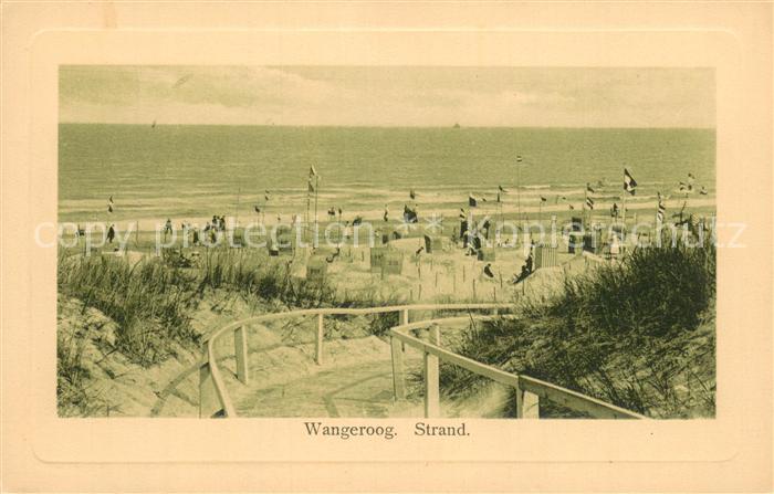 Wangerooge Nordseebad Strandpartie