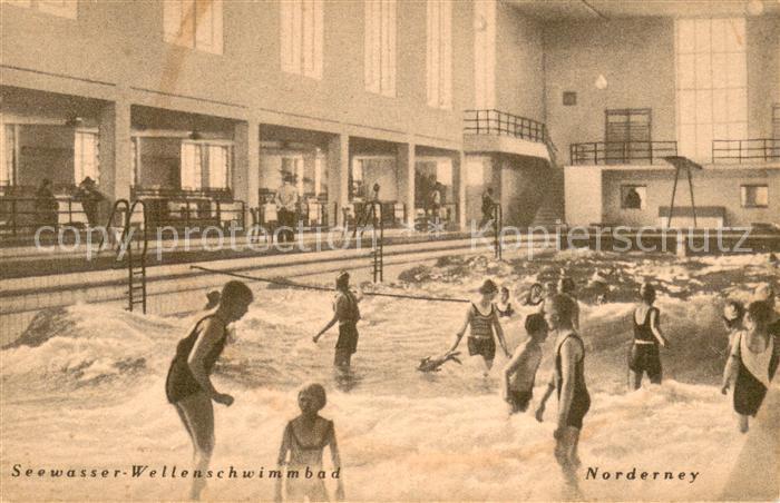 Norderney Nordseebad Seewasser Wellenschwimmbad