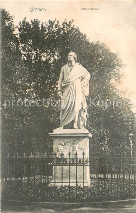 BREMEN  CITY Olbersstatue