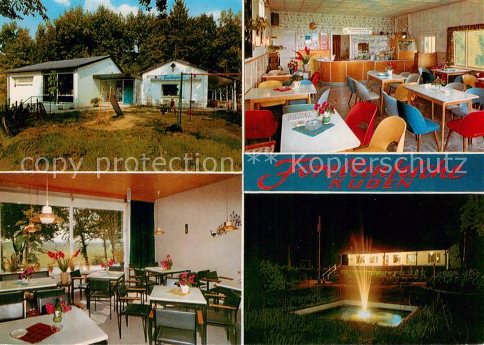 Kuden Ausflugslokal Forellenteiche Gastraeume Brunnen