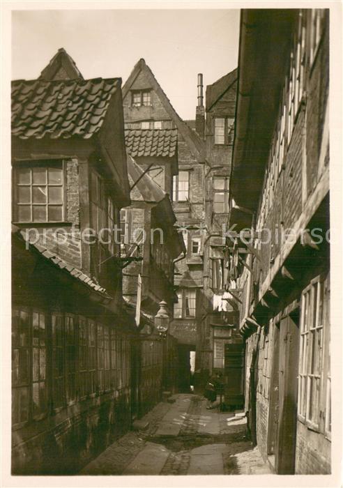 Alt Hamburg Alter Hof im Abbruchviertel an der Steinstrasse