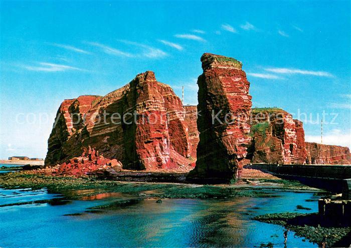 HELGOLAND Insel Schleswig-Holstein Nordspitze mit Lange Anna
