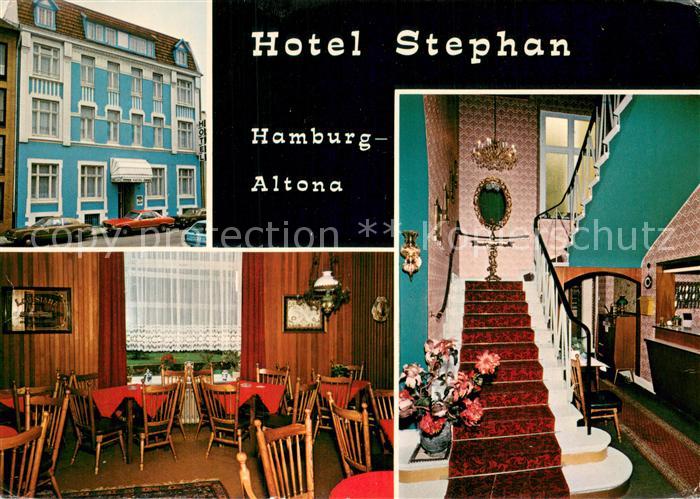 Altona  Hamburg Hotel Garni Stephan Gaststube Treppenaufgang