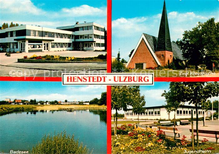 Ulzburg Henstedt Rathaus Ev Kreuzkirche Badesee Jugendheim