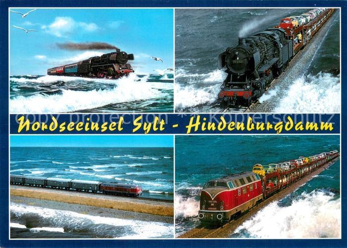 Insel Sylt Hindenburgdamm Inselbahnen