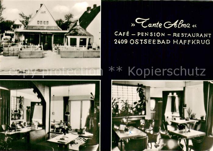 Haffkrug Scharbeutz Ostseebad Tante Alma Cafe Pension Restaurant Gastraeume