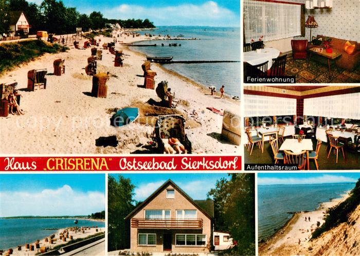 Sierksdorf Ostseebad Strandpartie Haus Crisrena Ferienwohnung Aufenthaltsraum