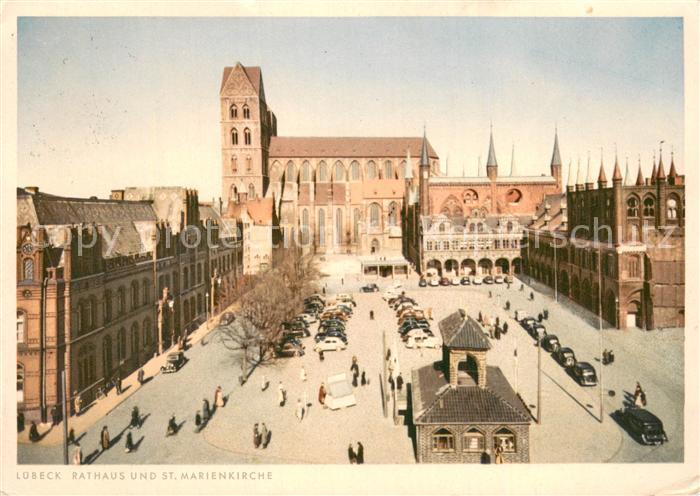 LueBECK CITY Rathaus und St Marienkirche