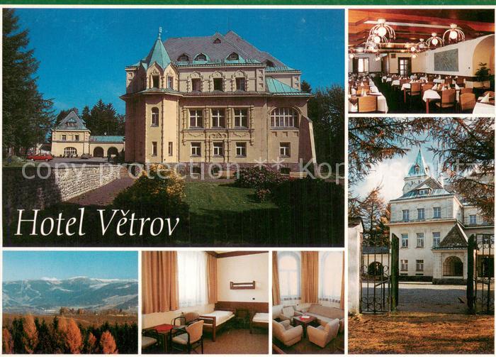 Jizerou Hotel Vetrov Speisesaal Panorama Zimmer Eingangstor