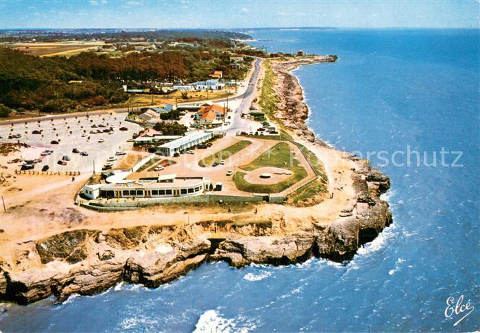 Royan 17 La Grande Cote vers Saint Palais Le Casino Vue aerienne