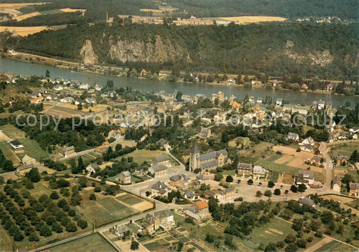 Wepion-sur-Meuse Vue aerienne du centre