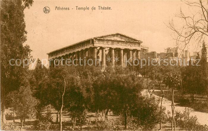 Athenes Athen Temple de Thesee