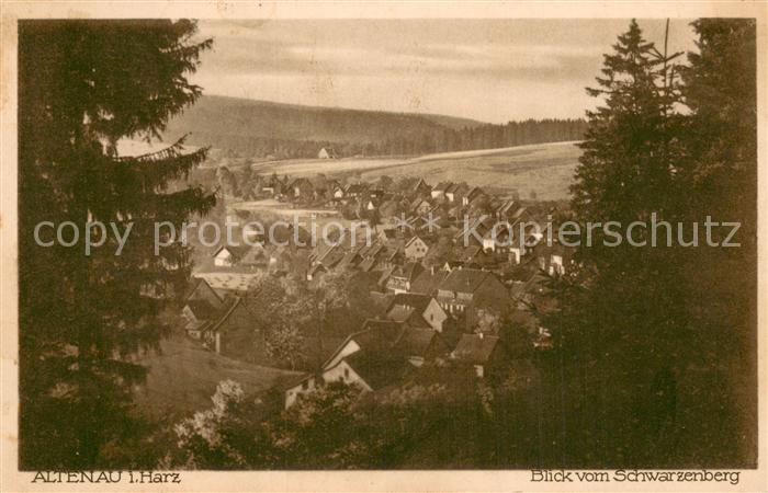 Altenau Harz Blick vom Schwarzenberg
