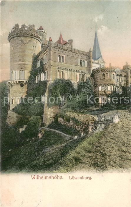 Wilhelmshoehe Kassel Loewenburg