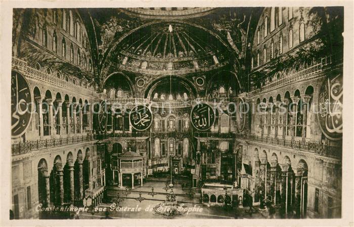 Constantinopel Istanbul Vue generale de Ste Sophie