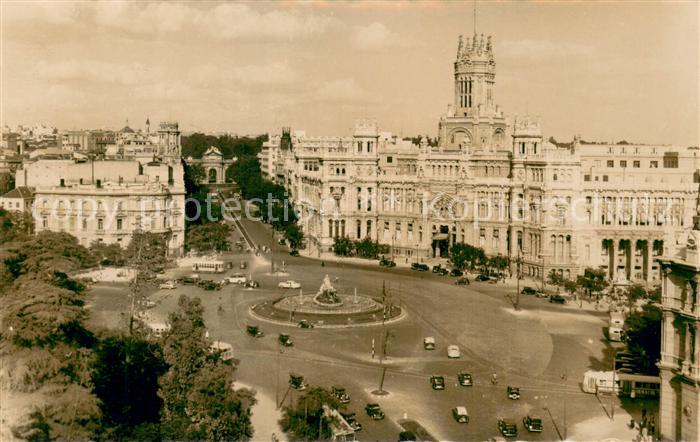Madrid Spain Plaza de la Cibeles