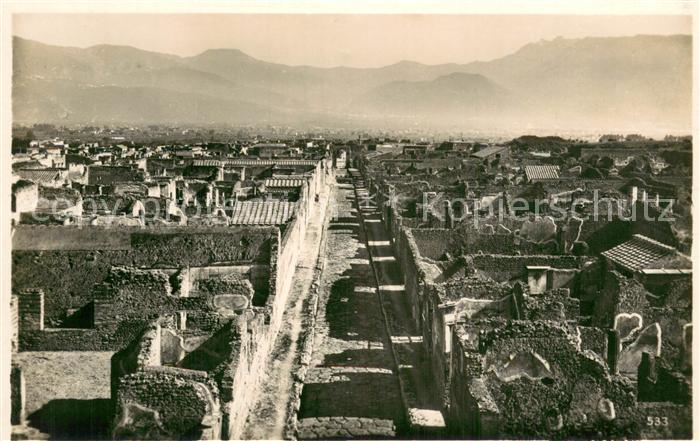 Pompeji Ruinen Panorama