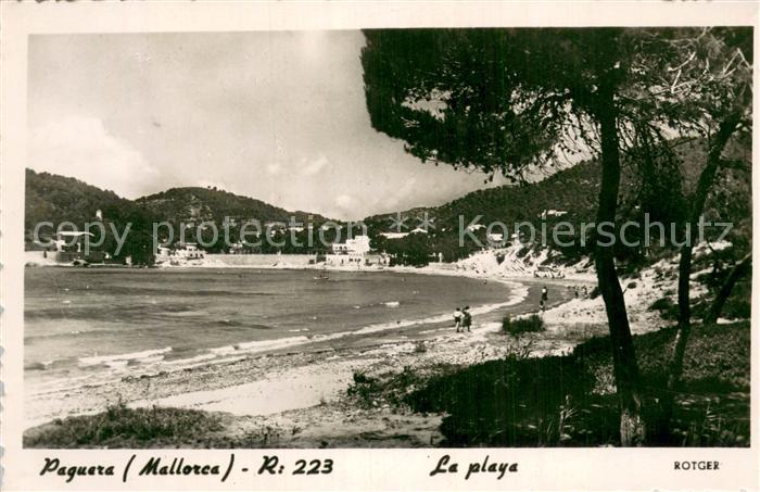 Paguera Mallorca Islas Baleares ES La playa