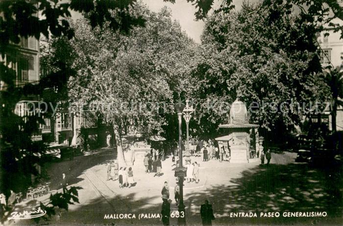 Palma de Mallorca Entrada Paseo Generalisimo