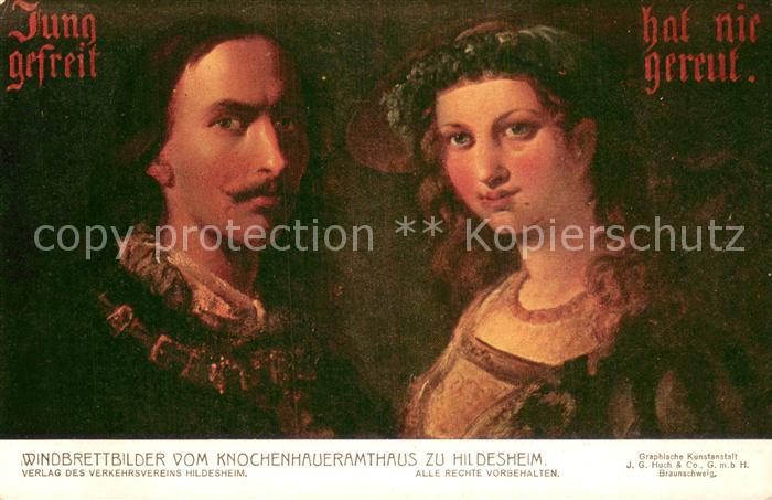 HILDESHEIM  CITY Windbrettbilder vom Knochenhaueramthaus