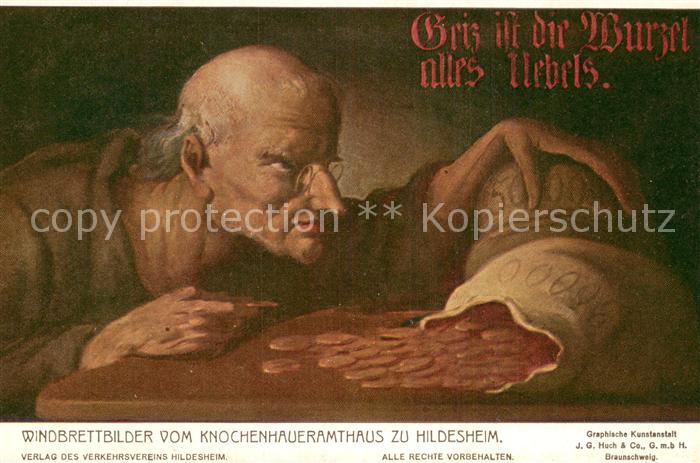 HILDESHEIM  CITY Windbrettbilder vom Knochenhaueramthaus