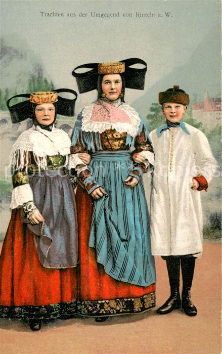 Rinteln Weser Niedersachsen Trachten aus der Umgebung