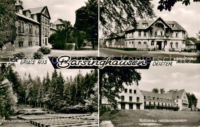 Barsinghausen Kloster Krankenhaus Freilichtbuehne Fussball Verbandsheim