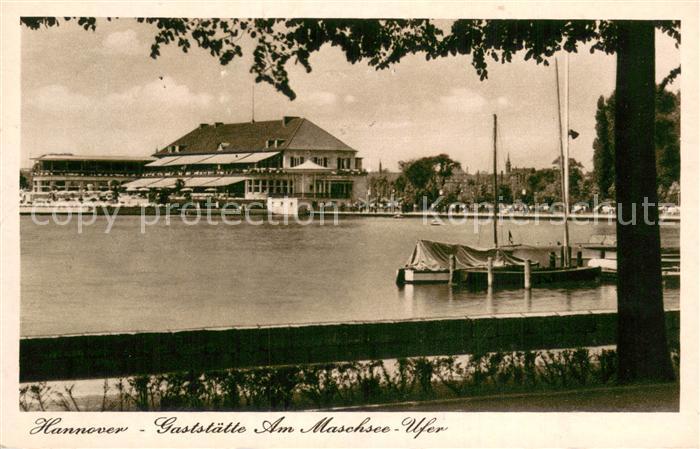 HANNOVER  CITY Gaststaette Am Maschsee Ufer