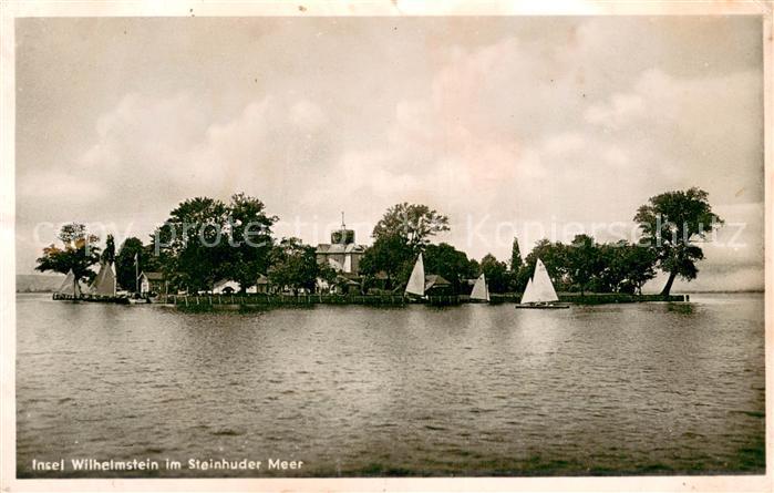 Insel Wilhelmstein mit Festung im Steinhuder Meer