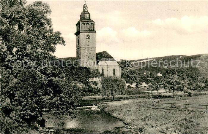 Bad Sooden-Allendorf Kirche und Werrapartie