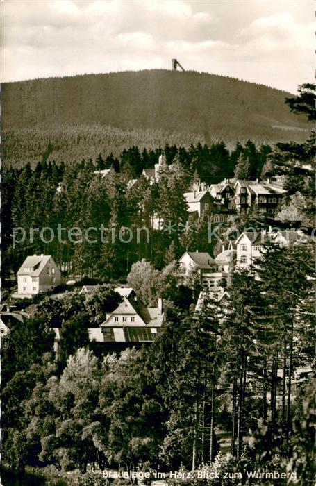 Braunlage Harz Blick zum Wurmberg