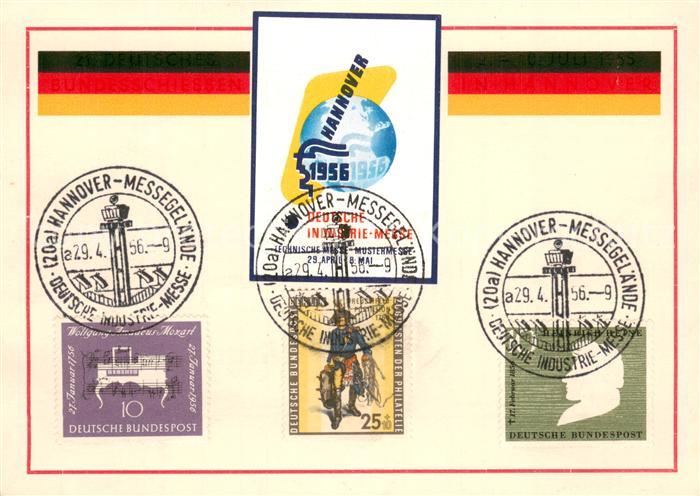 HANNOVER  CITY Messe Stempel Briefmarken
