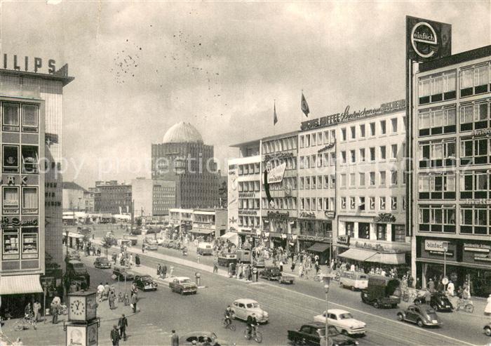 HANNOVER  CITY Georg Strasse mit Anzeiger Hochhaus