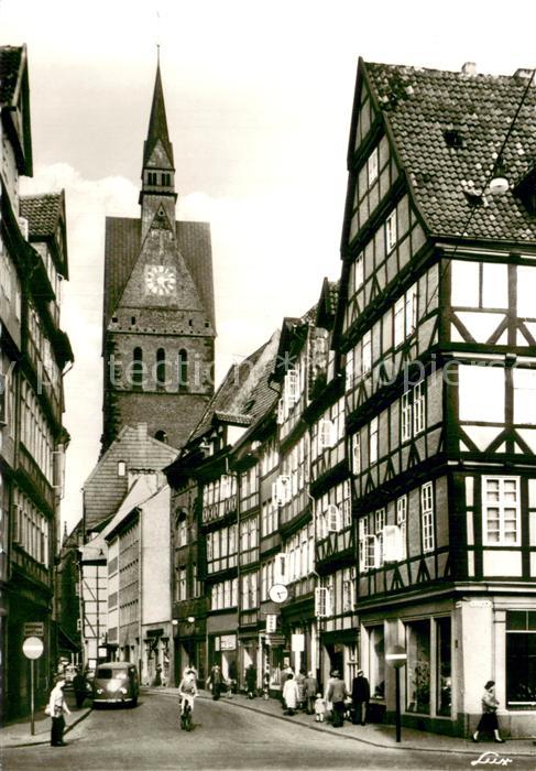 HANNOVER  CITY Kramerstrasse mit Marktkirche