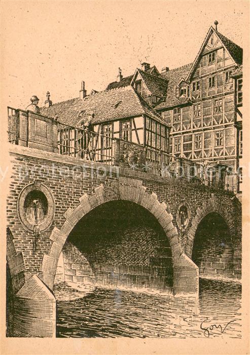 HANNOVER CITY Ehemalige London Schenke hinter der Marstallbruecke