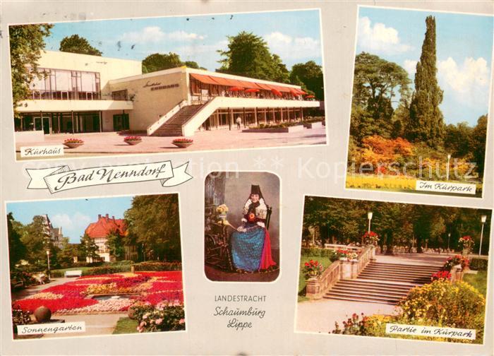 Bad Nenndorf Kurhaus Kurpark Sonnengarten Landestracht Schaumburg Lippe