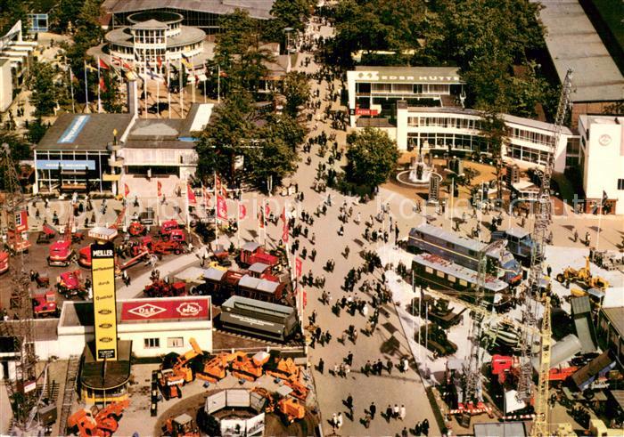 HANNOVER  CITY Messegelaende Fliegeraufnahme