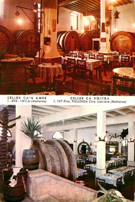 Inca Celler Ca’n Amer Celler Ca Vostra Gastraeume